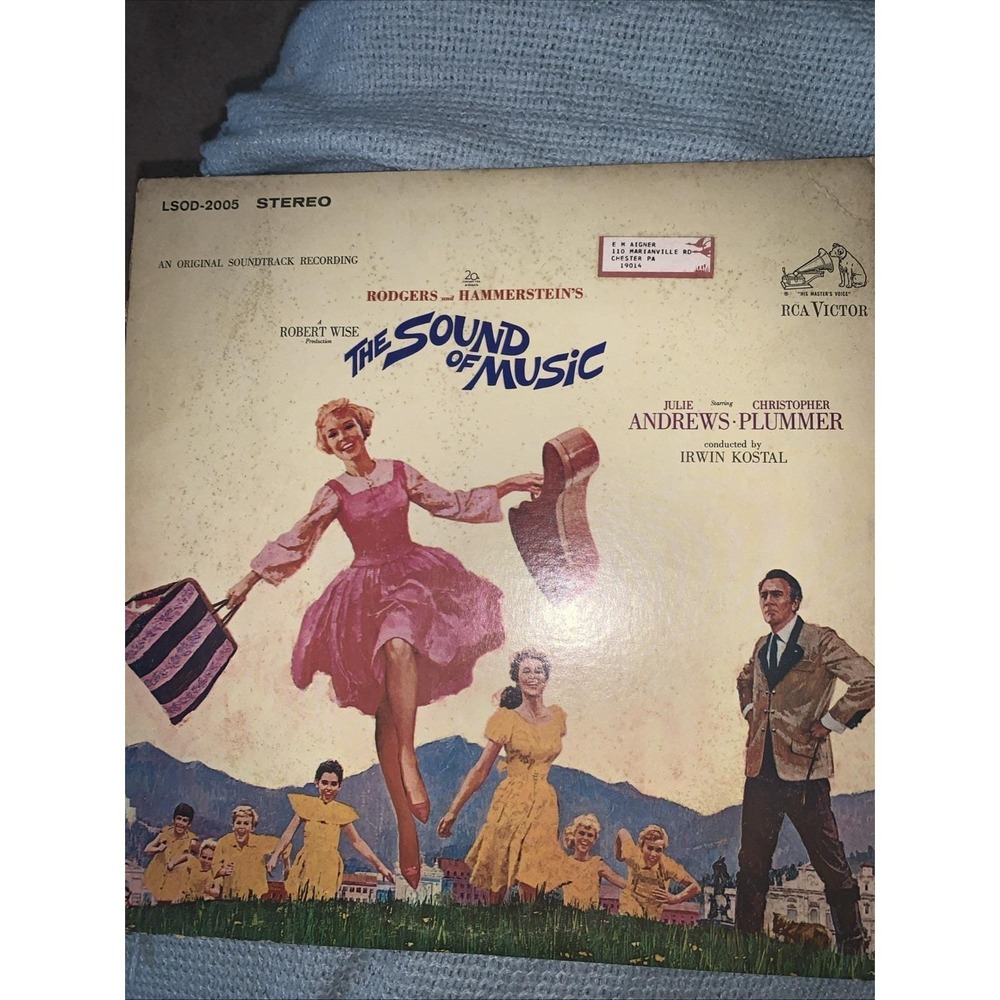 Vintage The Sound Of Music Movie Musical LP 1965 Vinyl W/Booklet